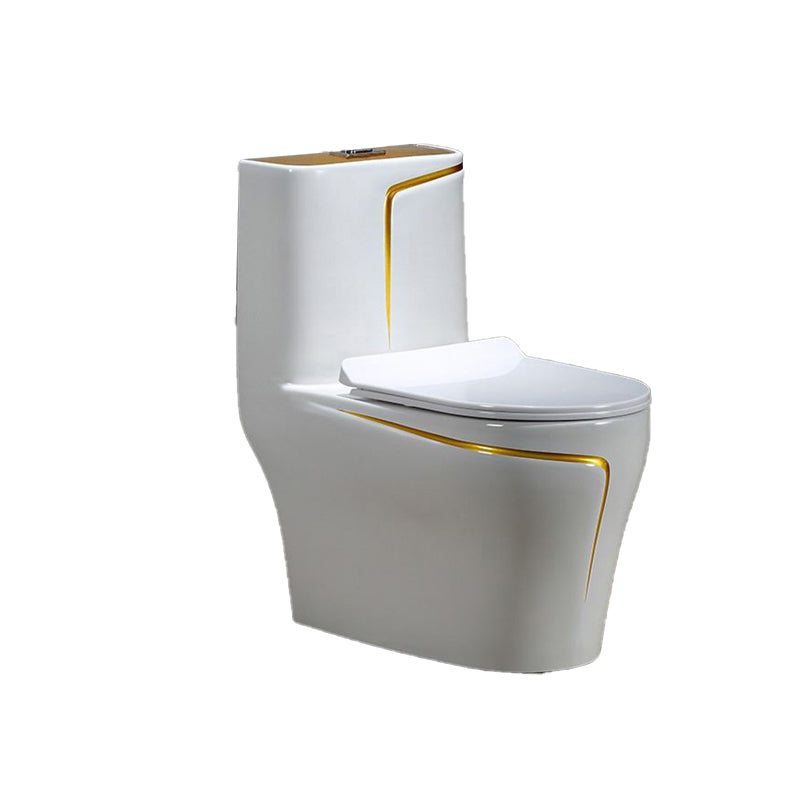Traditional Siphon Jet Flush Toilet One Piece Urine Toilet for Bathroom Clearhalo 'Bathroom Remodel & Bathroom Fixtures' 'Home Improvement' 'home_improvement' 'home_improvement_toilets' 'Toilets & Bidets' 'Toilets' 7266599