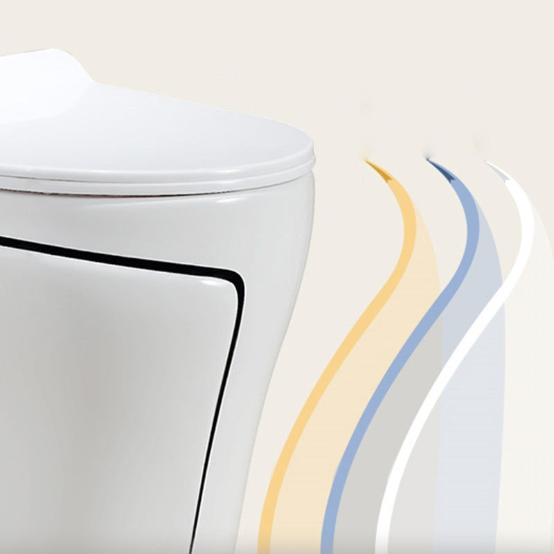 Traditional Siphon Jet Flush Toilet One Piece Urine Toilet for Bathroom Clearhalo 'Bathroom Remodel & Bathroom Fixtures' 'Home Improvement' 'home_improvement' 'home_improvement_toilets' 'Toilets & Bidets' 'Toilets' 7266602