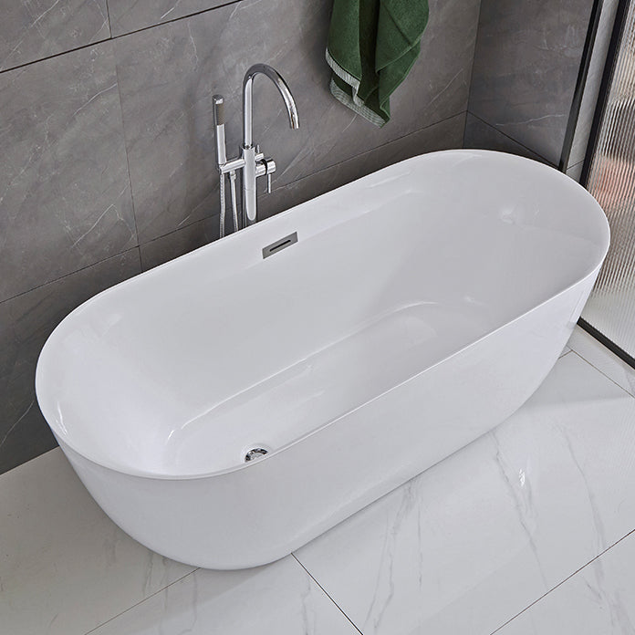 Antique Finish Stand Alone Bathtub Modern Oval Soaking Bath Tub Silver Tub with Freestanding Tub Fillers Clearhalo 'Bathroom Remodel & Bathroom Fixtures' 'Bathtubs' 'Home Improvement' 'home_improvement' 'home_improvement_bathtubs' 'Showers & Bathtubs' 7266634