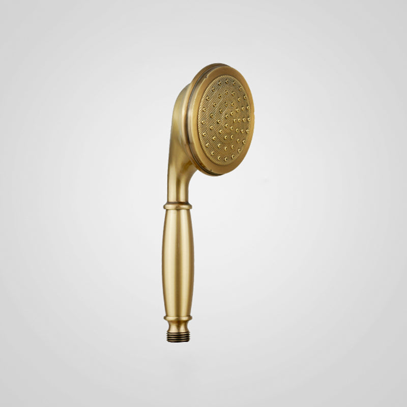 Traditional Style Shower Head in Brass Single Spray Wall-Mount Showerhead Bronze Hand Shower Clearhalo 'Bathroom Remodel & Bathroom Fixtures' 'Home Improvement' 'home_improvement' 'home_improvement_shower_heads' 'Shower Heads' 'shower_heads' 'Showers & Bathtubs Plumbing' 'Showers & Bathtubs' 7268675