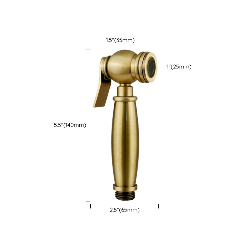 Traditional Style Shower Head in Brass Single Spray Wall-Mount Showerhead Clearhalo 'Bathroom Remodel & Bathroom Fixtures' 'Home Improvement' 'home_improvement' 'home_improvement_shower_heads' 'Shower Heads' 'shower_heads' 'Showers & Bathtubs Plumbing' 'Showers & Bathtubs' 7268697