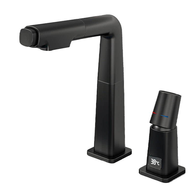 Modern Centerset Faucet Solid Color Single Hole Vessel Sink Bathroom Faucet Clearhalo 'Bathroom Remodel & Bathroom Fixtures' 'Bathroom Sink Faucets' 'Bathroom Sinks & Faucet Components' 'bathroom_sink_faucets' 'Home Improvement' 'home_improvement' 'home_improvement_bathroom_sink_faucets' 7268735