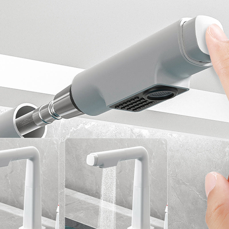 Modern Centerset Faucet Solid Color Single Hole Vessel Sink Bathroom Faucet Clearhalo 'Bathroom Remodel & Bathroom Fixtures' 'Bathroom Sink Faucets' 'Bathroom Sinks & Faucet Components' 'bathroom_sink_faucets' 'Home Improvement' 'home_improvement' 'home_improvement_bathroom_sink_faucets' 7268737