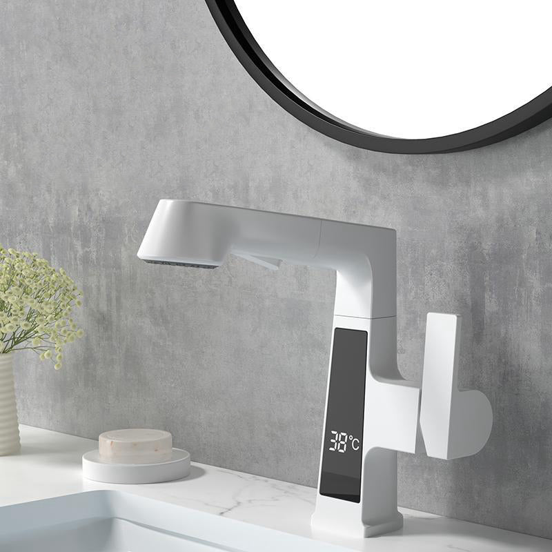 Classic Centerset Faucet Single Handle Solid Color Centerset Bathroom Sink Faucet Clearhalo 'bathroom_sink_faucets' 'Conjunta de Baño y Conjunta de Grifo' 'Coronamiento de Baño y Dispositivo de Baño' 'Grifo del lavabo del baño' 'Hogar' 'home_improvement' 'home_improvement_bathroom_sink_faucets' 'Mejoras para el hogar' 7268741