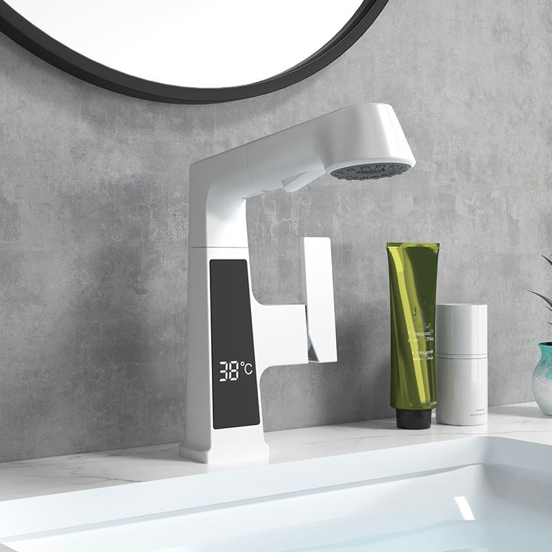 Classic Centerset Faucet Single Handle Solid Color Centerset Bathroom Sink Faucet Clearhalo 'bathroom_sink_faucets' 'Conjunta de Baño y Conjunta de Grifo' 'Coronamiento de Baño y Dispositivo de Baño' 'Grifo del lavabo del baño' 'Hogar' 'home_improvement' 'home_improvement_bathroom_sink_faucets' 'Mejoras para el hogar' 7268746