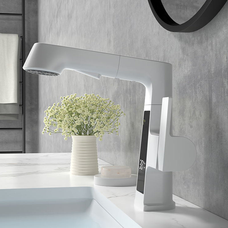 Classic Centerset Faucet Single Handle Solid Color Centerset Bathroom Sink Faucet Clearhalo 'bathroom_sink_faucets' 'Conjunta de Baño y Conjunta de Grifo' 'Coronamiento de Baño y Dispositivo de Baño' 'Grifo del lavabo del baño' 'Hogar' 'home_improvement' 'home_improvement_bathroom_sink_faucets' 'Mejoras para el hogar' 7268748