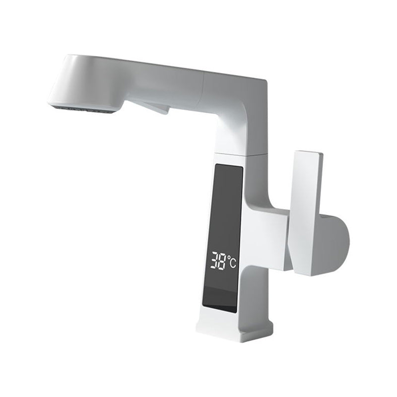 Classic Centerset Faucet Single Handle Solid Color Centerset Bathroom Sink Faucet Clearhalo 'bathroom_sink_faucets' 'Conjunta de Baño y Conjunta de Grifo' 'Coronamiento de Baño y Dispositivo de Baño' 'Grifo del lavabo del baño' 'Hogar' 'home_improvement' 'home_improvement_bathroom_sink_faucets' 'Mejoras para el hogar' 7268750