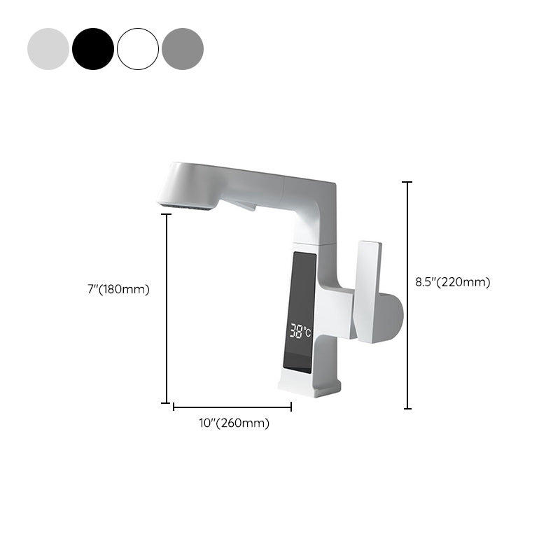 Classic Centerset Faucet Single Handle Solid Color Centerset Bathroom Sink Faucet Clearhalo 'bathroom_sink_faucets' 'Conjunta de Baño y Conjunta de Grifo' 'Coronamiento de Baño y Dispositivo de Baño' 'Grifo del lavabo del baño' 'Hogar' 'home_improvement' 'home_improvement_bathroom_sink_faucets' 'Mejoras para el hogar' 7268756