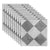 Ceramic Floor Tile Straight Edge Square Waterproof Matte Floor Tile Dark Gray-White 16"L x 16"W x 0.4"H Clearhalo 'Floor Tiles & Wall Tiles' 'floor_tiles_wall_tiles' 'Flooring 'Home Improvement' 'home_improvement' 'home_improvement_floor_tiles_wall_tiles' Walls and Ceiling' 7269073