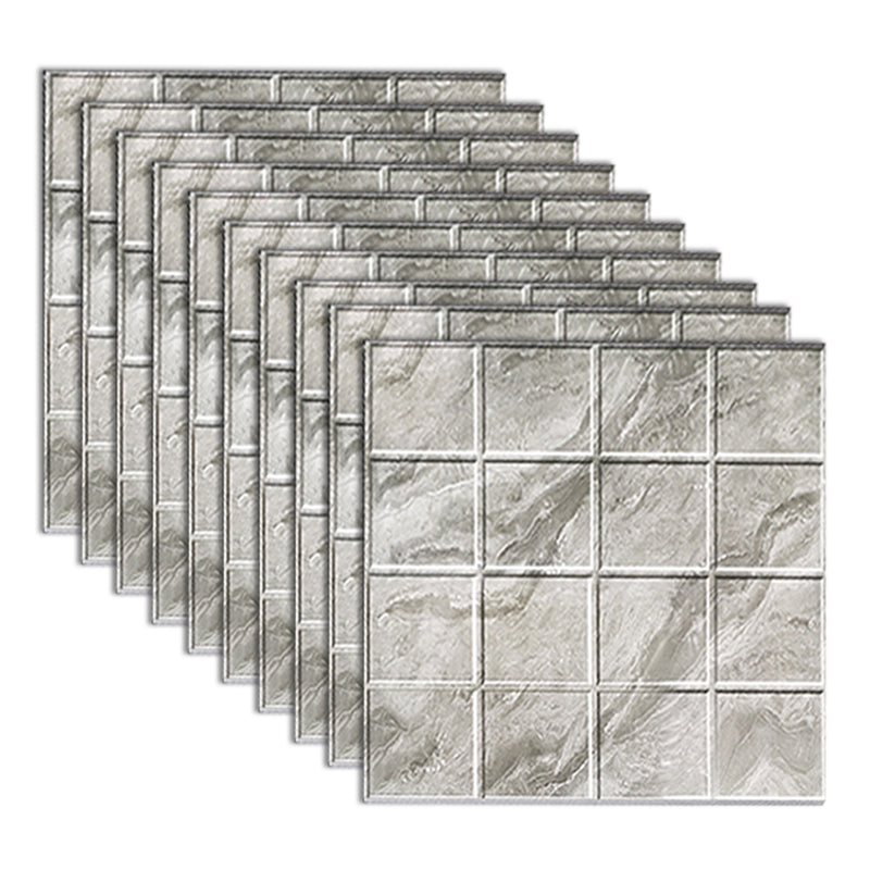 Ceramic Floor Tile Straight Edge Square Waterproof Matte Floor Tile Pewter 16"L x 16"W x 0.4"H Clearhalo 'Floor Tiles & Wall Tiles' 'floor_tiles_wall_tiles' 'Flooring 'Home Improvement' 'home_improvement' 'home_improvement_floor_tiles_wall_tiles' Walls and Ceiling' 7269077