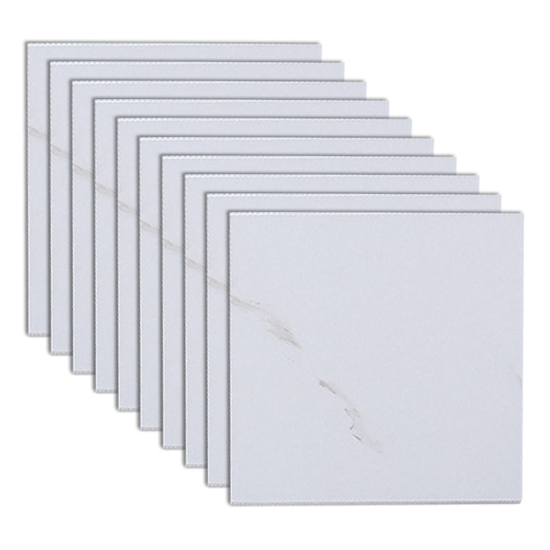 Ceramic Floor Tile Straight Edge Square Waterproof Matte Floor Tile Ivory 16"L x 16"W x 0.4"H Clearhalo 'Floor Tiles & Wall Tiles' 'floor_tiles_wall_tiles' 'Flooring 'Home Improvement' 'home_improvement' 'home_improvement_floor_tiles_wall_tiles' Walls and Ceiling' 7269084