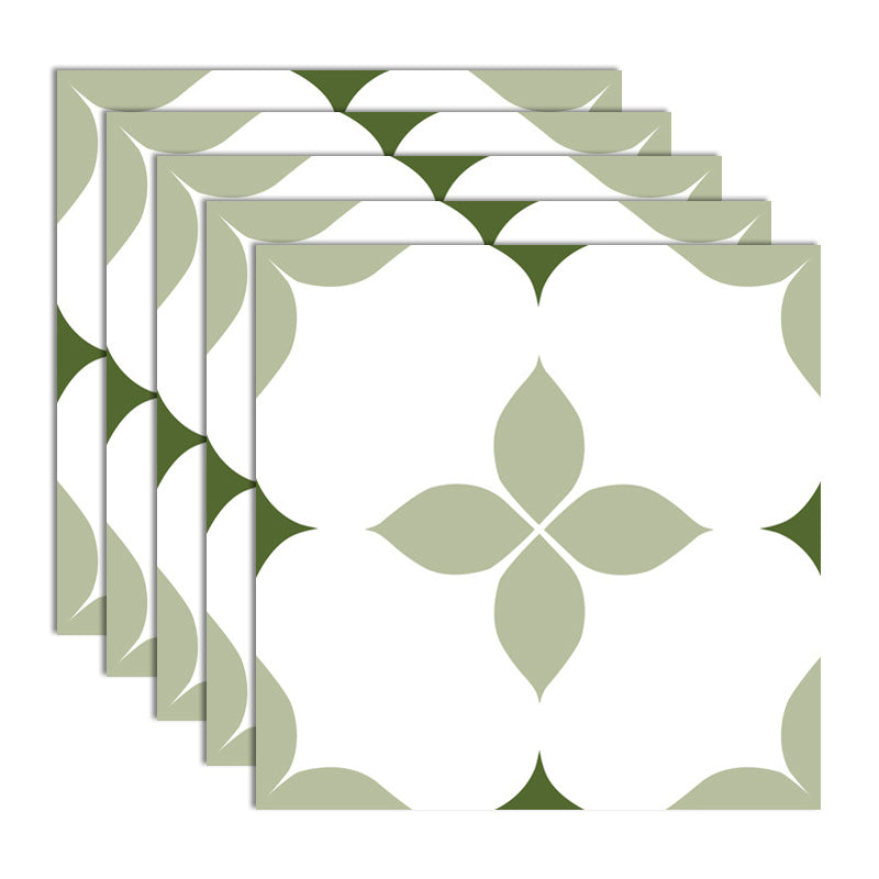 Modern Style Waterproof Wall Tile Printing Straight Edge Square Wall Tile Light Green White Clearhalo 'Floor Tiles & Wall Tiles' 'floor_tiles_wall_tiles' 'Flooring 'Home Improvement' 'home_improvement' 'home_improvement_floor_tiles_wall_tiles' Walls and Ceiling' 7269109