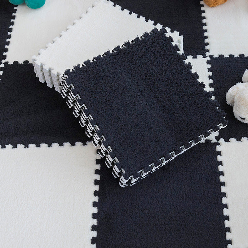 Modern Carpet Tiles Interlocking Square Color Block Carpet Tiles Clearhalo 'Carpet Tiles & Carpet Squares' 'carpet_tiles_carpet_squares' 'Flooring 'Home Improvement' 'home_improvement' 'home_improvement_carpet_tiles_carpet_squares' Walls and Ceiling' 7269162