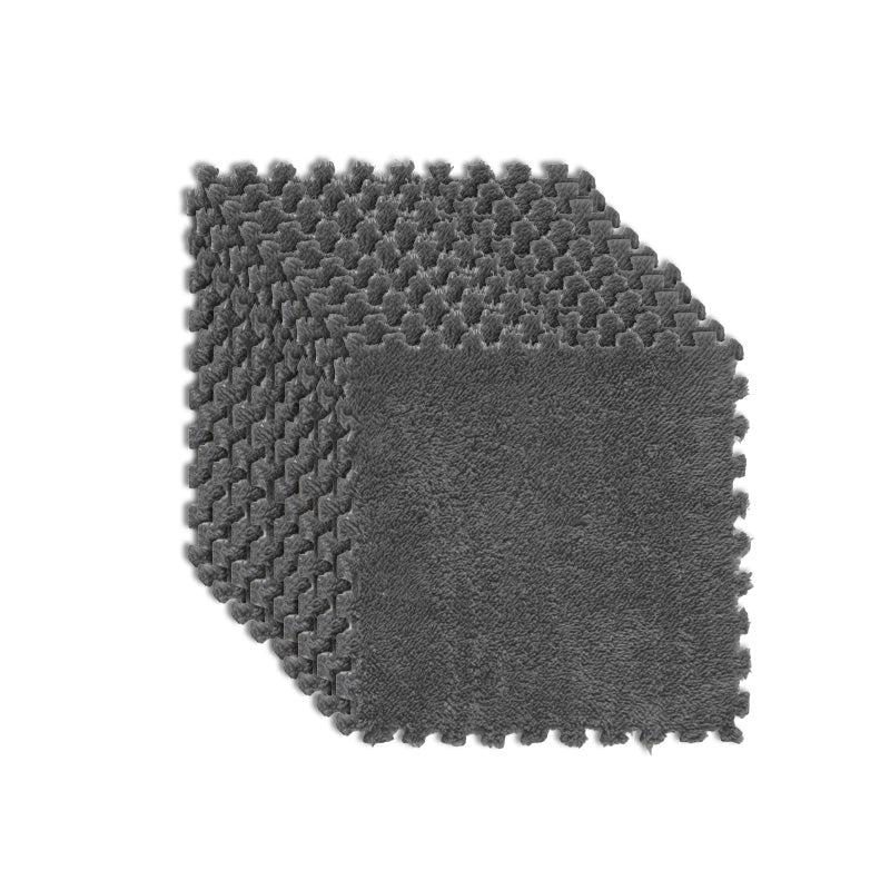 Modern Carpet Tiles Interlocking Square Color Block Carpet Tiles Grey Clearhalo 'Carpet Tiles & Carpet Squares' 'carpet_tiles_carpet_squares' 'Flooring 'Home Improvement' 'home_improvement' 'home_improvement_carpet_tiles_carpet_squares' Walls and Ceiling' 7269168