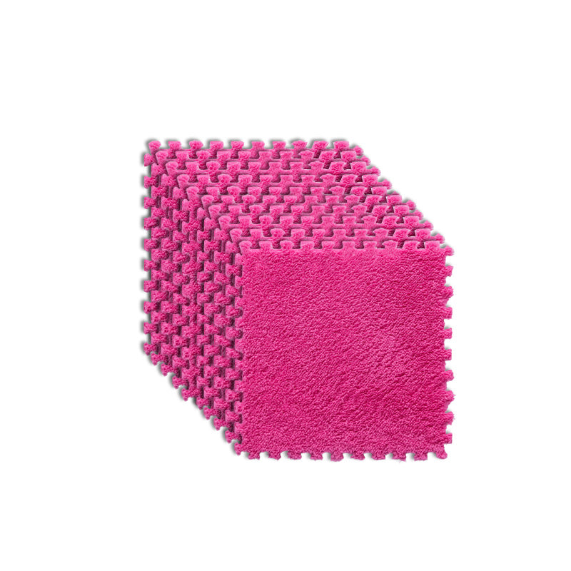 Modern Carpet Tiles Interlocking Square Color Block Carpet Tiles Light Rose Red Clearhalo 'Carpet Tiles & Carpet Squares' 'carpet_tiles_carpet_squares' 'Flooring 'Home Improvement' 'home_improvement' 'home_improvement_carpet_tiles_carpet_squares' Walls and Ceiling' 7269171