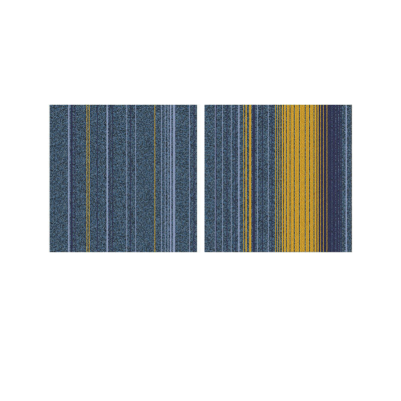 Indoor Carpet Tiles Geometric Print Level Loop Office Carpet Tiles Blue Clearhalo 'Carpet Tiles & Carpet Squares' 'carpet_tiles_carpet_squares' 'Flooring 'Home Improvement' 'home_improvement' 'home_improvement_carpet_tiles_carpet_squares' Walls and Ceiling' 7269187