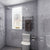 PVC Rectangular 3 Pack 12" X 23" Peel & Stick Mosaic Tile Kitchen and Bathroom Backsplash Grey Clearhalo 'Flooring 'Home Improvement' 'home_improvement' 'home_improvement_peel_stick_blacksplash' 'Peel & Stick Backsplash Tile' 'peel_stick_blacksplash' 'Walls & Ceilings' Walls and Ceiling' 7269208