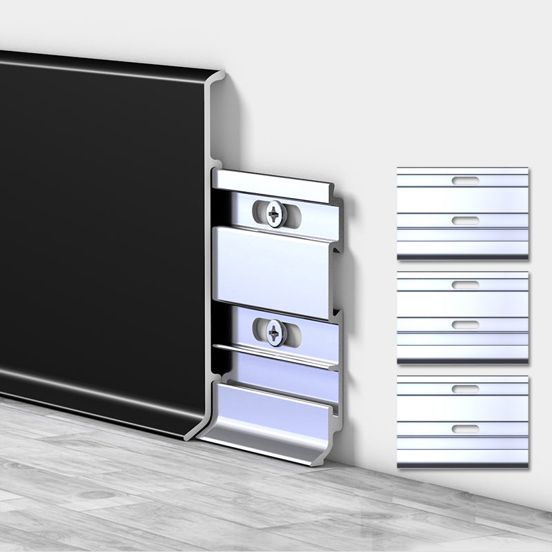 Metal Siding Panel Fade Resistant Waterproof Indoor Tin Backsplash Panel Black 3.1" Clearhalo 'Flooring 'Home Improvement' 'home_improvement' 'home_improvement_wall_paneling' 'Wall Paneling' 'wall_paneling' 'Walls & Ceilings' Walls and Ceiling' 7269282