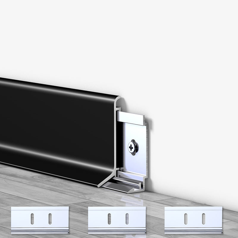 Metal Siding Panel Fade Resistant Waterproof Indoor Tin Backsplash Panel Black 1.6" Clearhalo 'Flooring 'Home Improvement' 'home_improvement' 'home_improvement_wall_paneling' 'Wall Paneling' 'wall_paneling' 'Walls & Ceilings' Walls and Ceiling' 7269291