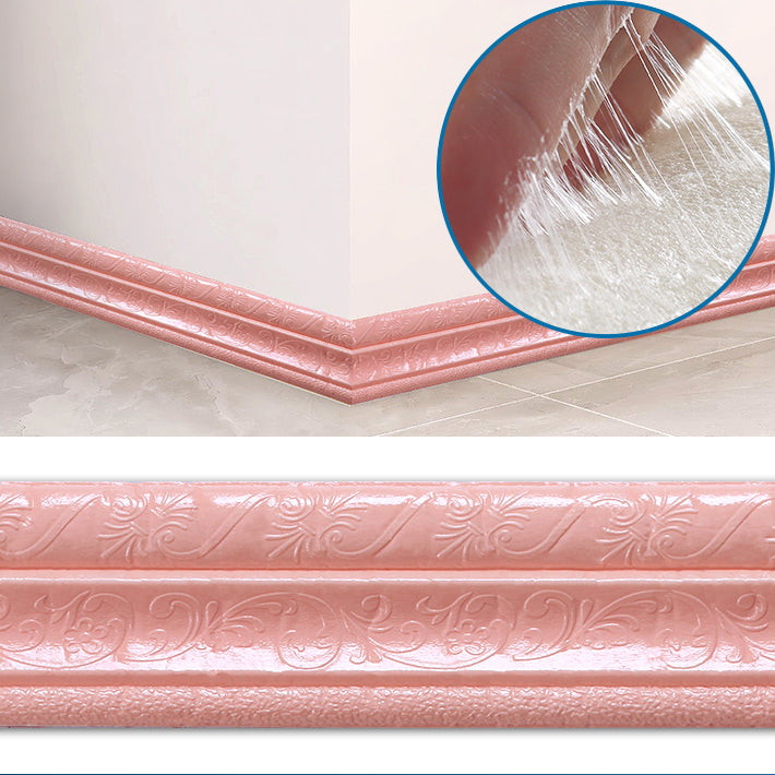 Tin Backsplash Panel Stain Resistant Waterproof Peel and Stick Plastic Siding Panel Pink Upgrade Strong Glue 20-Piece Set Clearhalo 'Flooring 'Home Improvement' 'home_improvement' 'home_improvement_wall_paneling' 'Wall Paneling' 'wall_paneling' 'Walls & Ceilings' Walls and Ceiling' 7269318