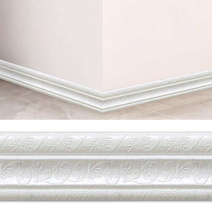 Peel and Stick Siding Panel Waterproof Plastic Scratch Resistant Tin Backsplash White Standard Payment 5-Piece Set Clearhalo 'Flooring 'Home Improvement' 'home_improvement' 'home_improvement_wall_paneling' 'Wall Paneling' 'wall_paneling' 'Walls & Ceilings' Walls and Ceiling' 7269324