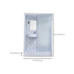 Single Sliding Tempered Glass Shower Stall Rectangle Frosted Shower Kit Clearhalo 'Bathroom Remodel & Bathroom Fixtures' 'Home Improvement' 'home_improvement' 'home_improvement_shower_stalls_enclosures' 'Shower Stalls & Enclosures' 'shower_stalls_enclosures' 'Showers & Bathtubs' 7269505