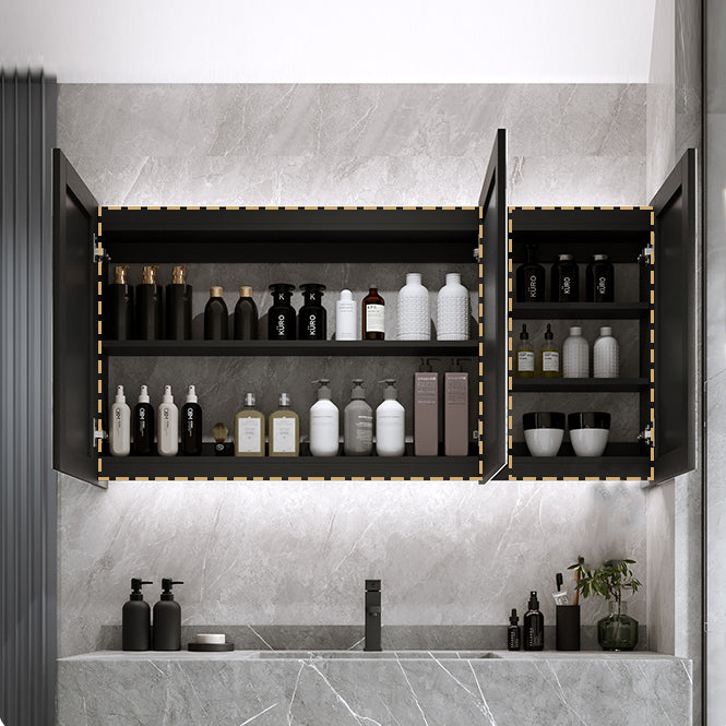 Modern Bathroom Sink Vanity Wall Mount Vanity Set with Mirror Clearhalo 'Bathroom Remodel & Bathroom Fixtures' 'Bathroom Vanities' 'bathroom_vanities' 'Home Improvement' 'home_improvement' 'home_improvement_bathroom_vanities' 7270496