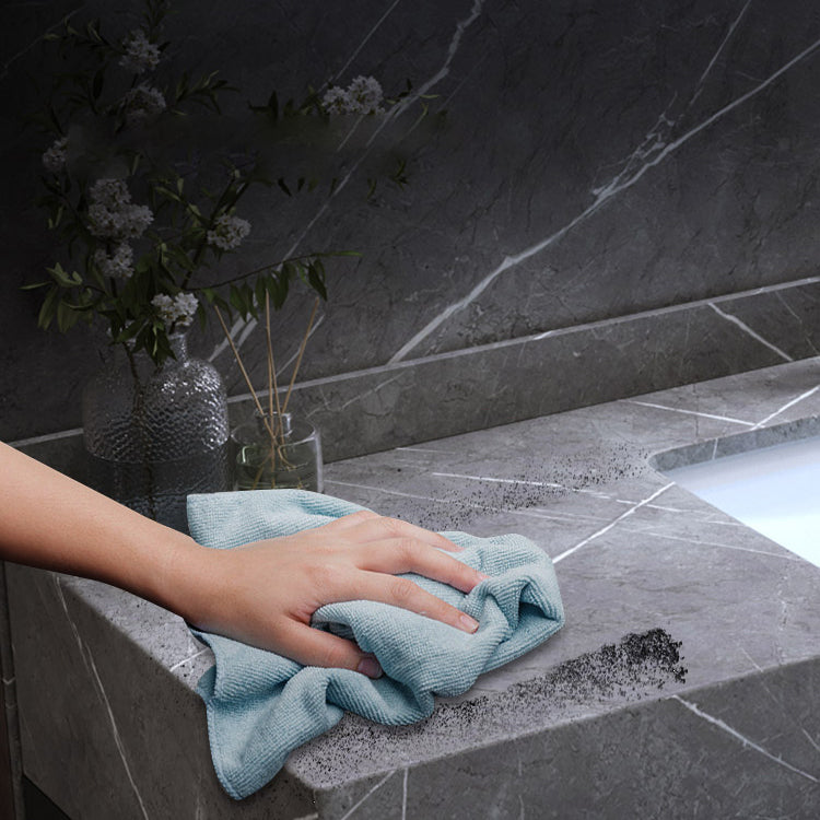 Modern Bathroom Sink Vanity Wall Mount Vanity Set with Mirror Clearhalo 'Bathroom Remodel & Bathroom Fixtures' 'Bathroom Vanities' 'bathroom_vanities' 'Home Improvement' 'home_improvement' 'home_improvement_bathroom_vanities' 7270497