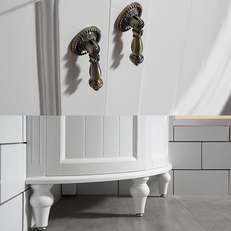 Modern Style Bathroom Sink Vanity Freestanding Vanity with Mirror Clearhalo 'Bathroom Remodel & Bathroom Fixtures' 'Bathroom Vanities' 'bathroom_vanities' 'Home Improvement' 'home_improvement' 'home_improvement_bathroom_vanities' 7270512