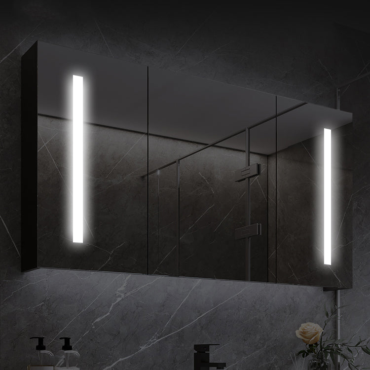 Wall Mount Bathroom Sink Vanity Modern Vanity Set with Mirror Clearhalo 'Bathroom Remodel & Bathroom Fixtures' 'Bathroom Vanities' 'bathroom_vanities' 'Home Improvement' 'home_improvement' 'home_improvement_bathroom_vanities' 7270559