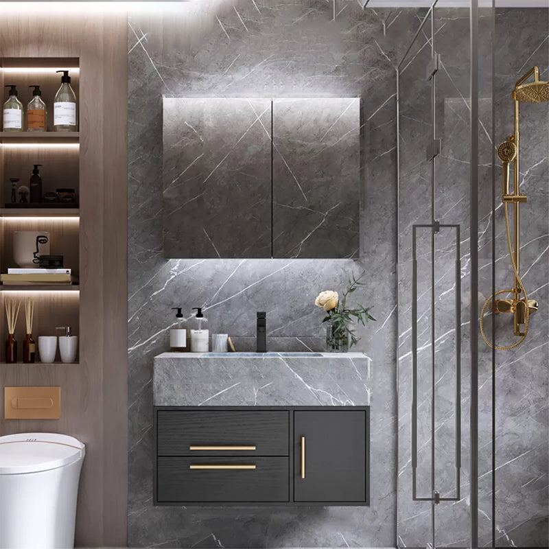 Wall Mount Bathroom Sink Vanity Modern Vanity Set with Mirror Vanity & Faucet & Mirror Cabinet https: res.litfad.com site img item 2023 01 07 7270563 1200x1200.jpg Clearhalo 'Bathroom Remodel & Bathroom Fixtures' 'Bathroom Vanities' 'bathroom_vanities' 'Home Improvement' 'home_improvement' 'home_improvement_bathroom_vanities' 7270563