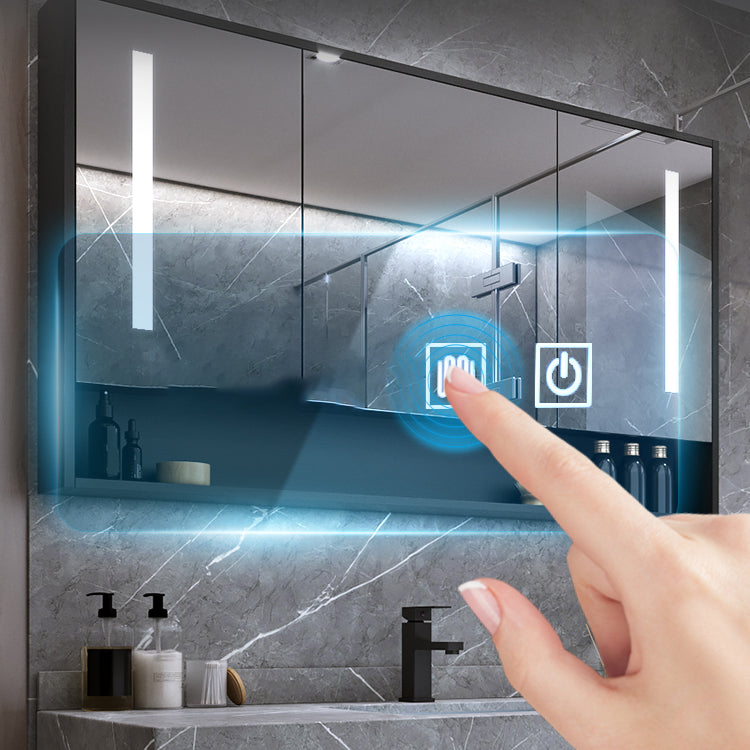 Wall Mount Bathroom Sink Vanity Modern Vanity Set with Mirror Clearhalo 'Bathroom Remodel & Bathroom Fixtures' 'Bathroom Vanities' 'bathroom_vanities' 'Home Improvement' 'home_improvement' 'home_improvement_bathroom_vanities' 7270564