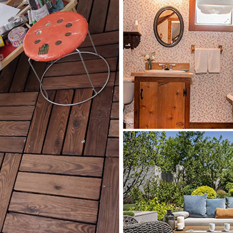 Anti-corrosion Wood Flooring Modern Style Non-slip Wood Flooring Clearhalo 'Flooring 'Hardwood Flooring' 'hardwood_flooring' 'Home Improvement' 'home_improvement' 'home_improvement_hardwood_flooring' Walls and Ceiling' 7271588