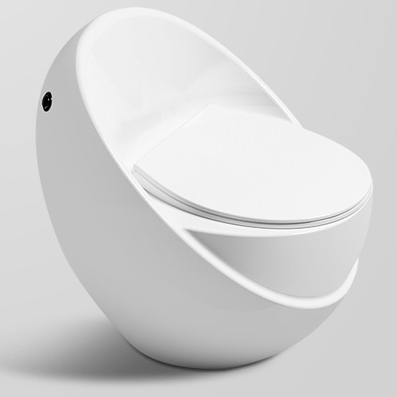 Siphon Jet Modern Toilet All In One Floor Mounted Urine Toilet White Toilet with Sprayer 14" Clearhalo 'Bathroom Remodel & Bathroom Fixtures' 'Home Improvement' 'home_improvement' 'home_improvement_toilets' 'Toilets & Bidets' 'Toilets' 7271885