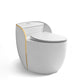 Modern One Piece Flush Toilet Siphon Jet Urine Toilet for Bathroom White Gold Clearhalo 'Bathroom Remodel & Bathroom Fixtures' 'Home Improvement' 'home_improvement' 'home_improvement_toilets' 'Toilets & Bidets' 'Toilets' 7271899