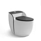 Modern One Piece Flush Toilet Siphon Jet Urine Toilet for Bathroom White Black Clearhalo 'Bathroom Remodel & Bathroom Fixtures' 'Home Improvement' 'home_improvement' 'home_improvement_toilets' 'Toilets & Bidets' 'Toilets' 7271900