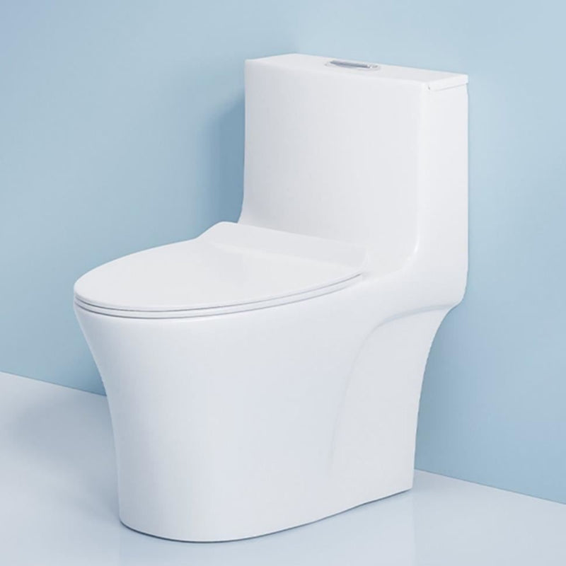 Modern Floor Mounted Flush Toilet White Urine Toilet with Seat for Bathroom 15"L x 28"W x 28"H 14" Clearhalo 'Bathroom Remodel & Bathroom Fixtures' 'Home Improvement' 'home_improvement' 'home_improvement_toilets' 'Toilets & Bidets' 'Toilets' 7271922