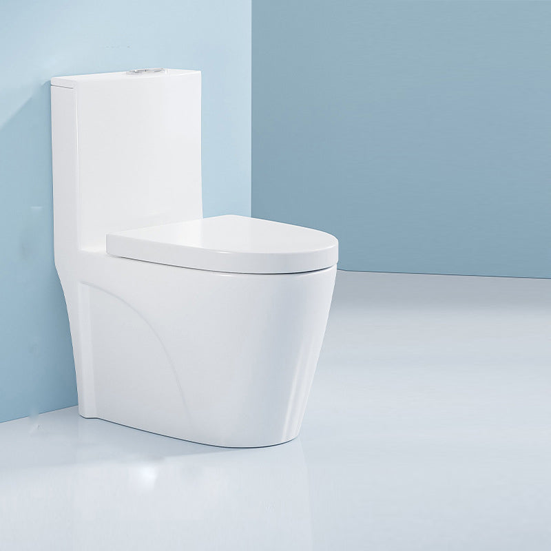 Modern Floor Mounted Flush Toilet White Urine Toilet with Seat for Bathroom 15"L x 28"W x 31"H Clearhalo 'Bathroom Remodel & Bathroom Fixtures' 'Home Improvement' 'home_improvement' 'home_improvement_toilets' 'Toilets & Bidets' 'Toilets' 7271923