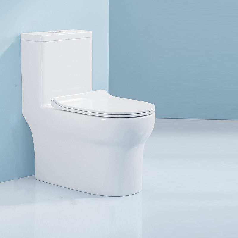 Modern Floor Mounted Flush Toilet White Urine Toilet with Seat for Bathroom 15"L x 27"W x 31"H Clearhalo 'Bathroom Remodel & Bathroom Fixtures' 'Home Improvement' 'home_improvement' 'home_improvement_toilets' 'Toilets & Bidets' 'Toilets' 7271926