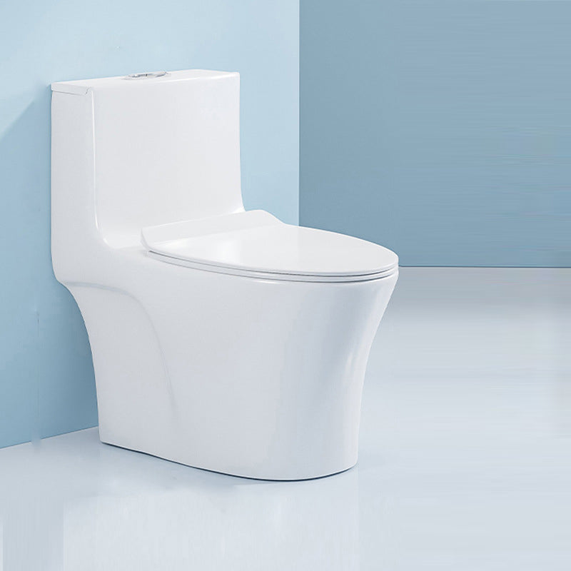 Modern Floor Mounted Flush Toilet White Urine Toilet with Seat for Bathroom 15"L x 28"W x 28"H 12" Clearhalo 'Bathroom Remodel & Bathroom Fixtures' 'Home Improvement' 'home_improvement' 'home_improvement_toilets' 'Toilets & Bidets' 'Toilets' 7271928
