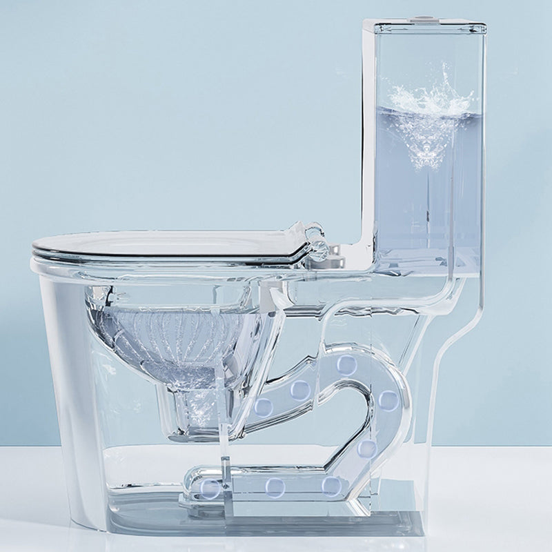 Modern Floor Mounted Flush Toilet White Urine Toilet with Seat for Bathroom Clearhalo 'Bathroom Remodel & Bathroom Fixtures' 'Home Improvement' 'home_improvement' 'home_improvement_toilets' 'Toilets & Bidets' 'Toilets' 7271930