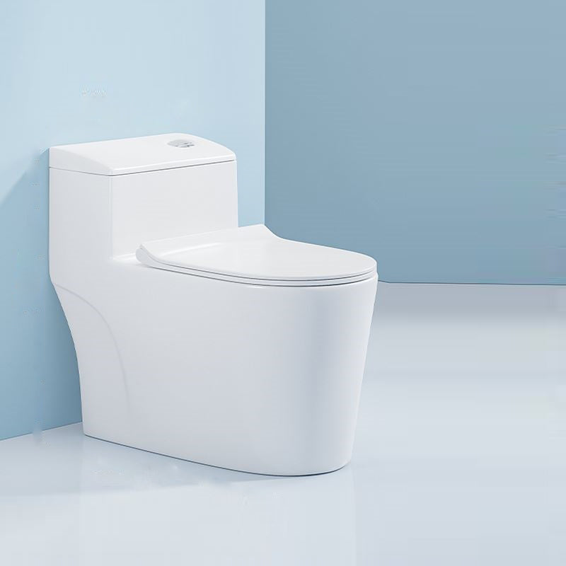 Modern Floor Mounted Flush Toilet White Urine Toilet with Seat for Bathroom 16"L x 29"W x 25"H Clearhalo 'Bathroom Remodel & Bathroom Fixtures' 'Home Improvement' 'home_improvement' 'home_improvement_toilets' 'Toilets & Bidets' 'Toilets' 7271931