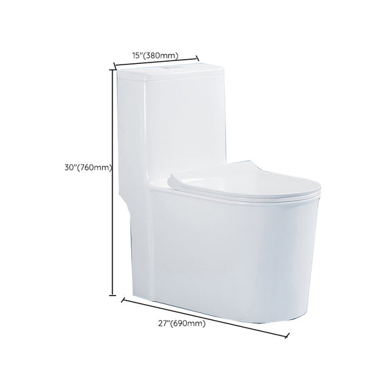 Modern Floor Mounted Flush Toilet White Urine Toilet with Seat for Bathroom Clearhalo 'Bathroom Remodel & Bathroom Fixtures' 'Home Improvement' 'home_improvement' 'home_improvement_toilets' 'Toilets & Bidets' 'Toilets' 7271947
