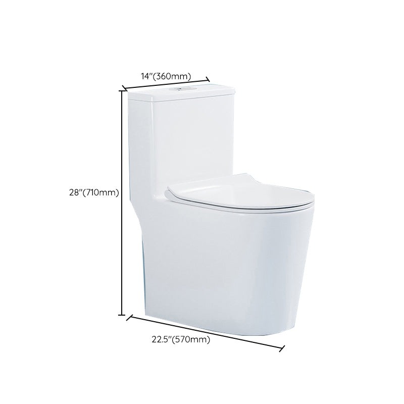 Modern Floor Mounted Flush Toilet White Urine Toilet with Seat for Bathroom Clearhalo 'Bathroom Remodel & Bathroom Fixtures' 'Home Improvement' 'home_improvement' 'home_improvement_toilets' 'Toilets & Bidets' 'Toilets' 7271949