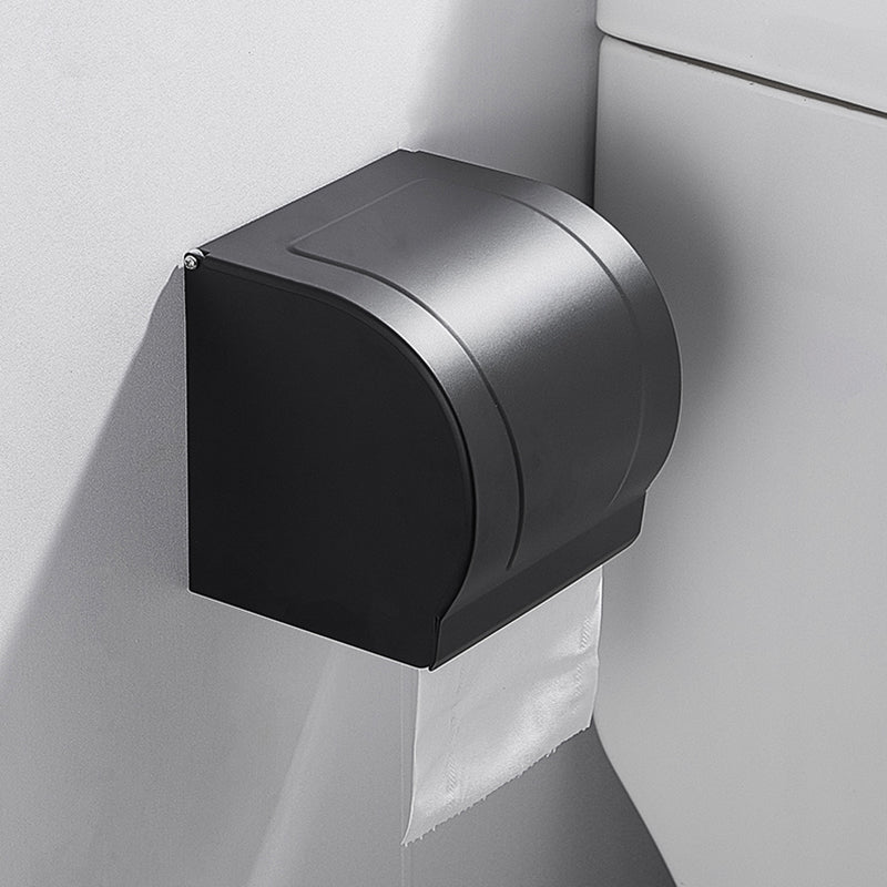 Modern Bathroom Hardware Set Matte Black Metal Bathroom Accessory Kit Anti-rust Clearhalo 'Bathroom Hardware Sets' 'Bathroom Hardware' 'Bathroom Remodel & Bathroom Fixtures' 'bathroom_hardware_sets' 'Home Improvement' 'home_improvement' 'home_improvement_bathroom_hardware_sets' 7273322