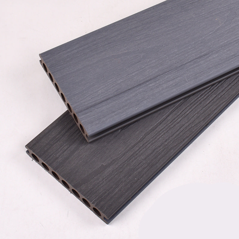 Waterproof Engineered Wood Flooring Modern Flooring Tiles 120-Pack Black Gray Clearhalo 'Flooring 'Hardwood Flooring' 'hardwood_flooring' 'Home Improvement' 'home_improvement' 'home_improvement_hardwood_flooring' Walls and Ceiling' 7274384