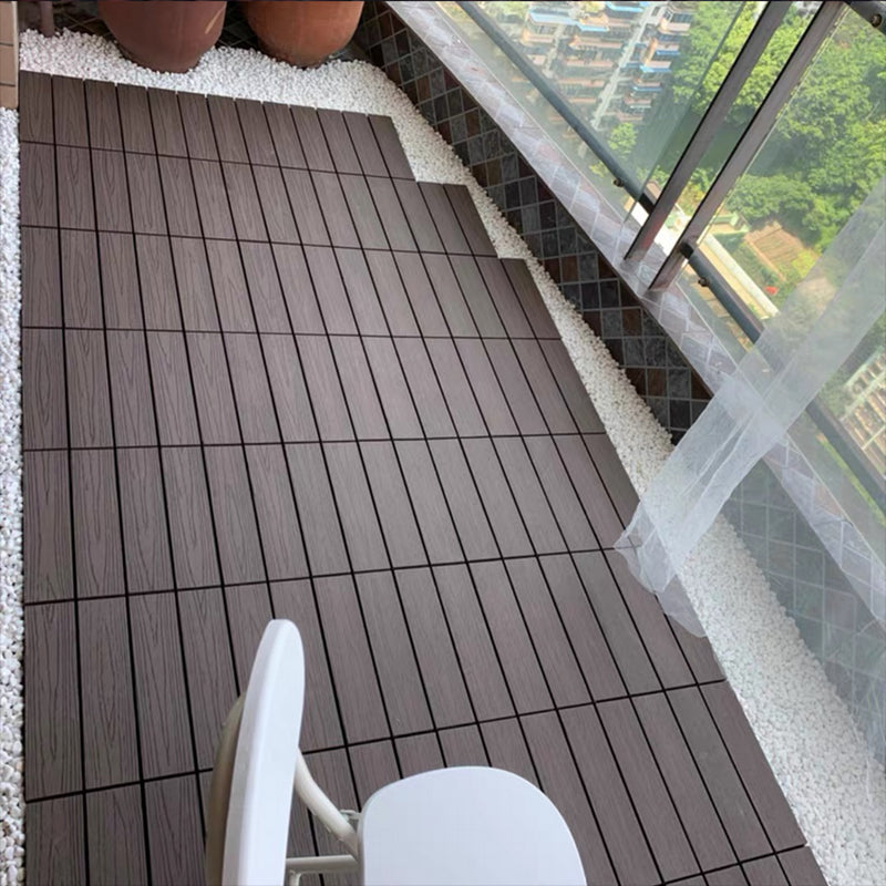 Interlocking Patio Flooring Tiles Striped Pattern Flooring Tiles Garden Clearhalo 'Home Improvement' 'home_improvement' 'home_improvement_outdoor_deck_tiles_planks' 'Outdoor Deck Tiles & Planks' 'Outdoor Flooring & Tile' 'Outdoor Remodel' 'outdoor_deck_tiles_planks' 7274423