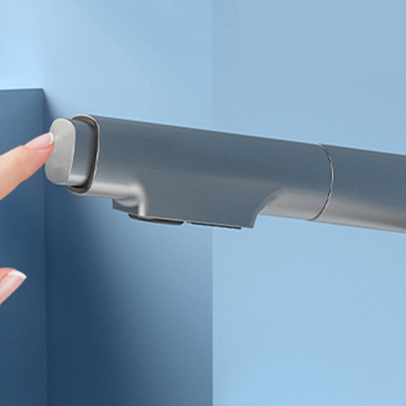 Modern Swivel Spout Vessel Faucet Centerset Bathroom Faucet with Knob Handle Clearhalo 'Bathroom Remodel & Bathroom Fixtures' 'Bathroom Sink Faucets' 'Bathroom Sinks & Faucet Components' 'bathroom_sink_faucets' 'Home Improvement' 'home_improvement' 'home_improvement_bathroom_sink_faucets' 7274456