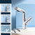 Modern Swivel Spout Vessel Faucet Centerset Bathroom Faucet with Knob Handle Silver Shut-off Valve Not Included Drain Not Included Clearhalo 'Bathroom Remodel & Bathroom Fixtures' 'Bathroom Sink Faucets' 'Bathroom Sinks & Faucet Components' 'bathroom_sink_faucets' 'Home Improvement' 'home_improvement' 'home_improvement_bathroom_sink_faucets' 7274457