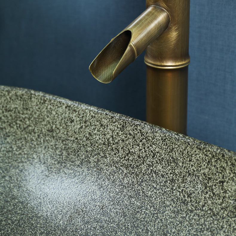 Porcelain Vessel Bathroom Sink Modern No Craftsmanship Vessel Bathroom Sink Only Clearhalo 'Bathroom Remodel & Bathroom Fixtures' 'Bathroom Sinks & Faucet Components' 'Bathroom Sinks' 'bathroom_sink' 'Home Improvement' 'home_improvement' 'home_improvement_bathroom_sink' 7274627